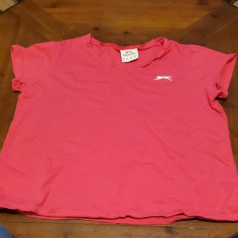 Slazenger Pink Short Sleeve Tee